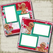 BAKING UP MEMORIES - Premade Scrapbook Pages - EZ Layout 426