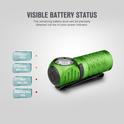 Olight Perun 2 Mini Headlamp 1100 Lumens Rechargeable,EDC Handheld Flashlight - Picture 8 of 55