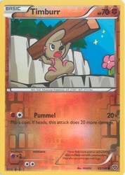 Timburr 65/146 XY Base Set Reverse Holo
