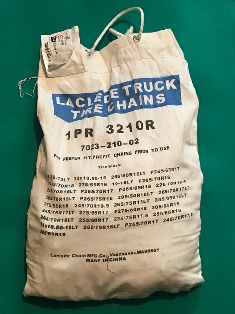 Laclede Truck Tire Chains 3210R 1 Pair NEW EBay