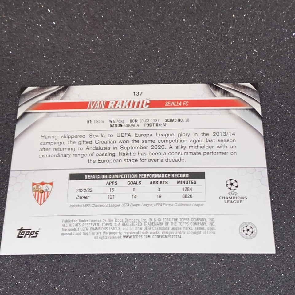 Carte Cole Palmer Rookie Inferno Foil SP – Topps UEFA 2022-23 – Near Mint