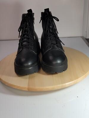 LACE-UP LEATHER BOOTS SIZE 7 s-l400.jpg main image 3