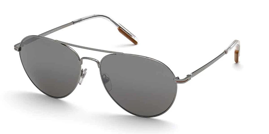 Ermenegildo EZ 1075 16G Зеркальная металлическая оправа для солнцезащитных очков Gunmetal 60-17-145 29990₽