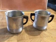 Vintage Everbrite Pot and Pitcher Set. Made In Italy