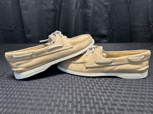 Nuevos zapatos de barco Sperry Topsider A/O Desert dorados - Imagen 7 de 9