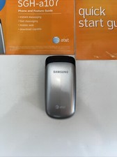 AT T Samsung SGH-A107 Flip Cell Cellular Phone