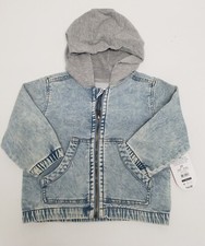 Wonder Nation Toddler Boy's Denim Jacket - Light Blue Choose Size
