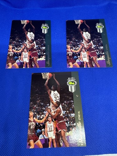 1993 Classic 4 Sport McDonald’s Exclusive Shaquille O’Neal RC 3 Card Lot #28 - Bild 1 von 9
