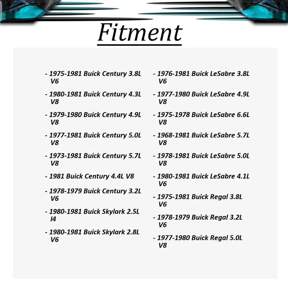 Manivela de janela 4 peças para Oldsmobile Custom Cruiser 1975-1979 - Imagem 2 de 4