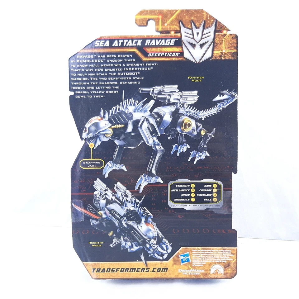 Transformers Hunt for the Decepticons Sea Attack RAVAGE Action Figure NEW 2010 - Image 4 of 4