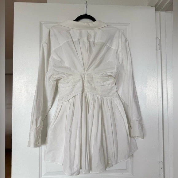 Abito Mini Camicia ALEXANDER WANG Riunito 4 Nuovo con etichette