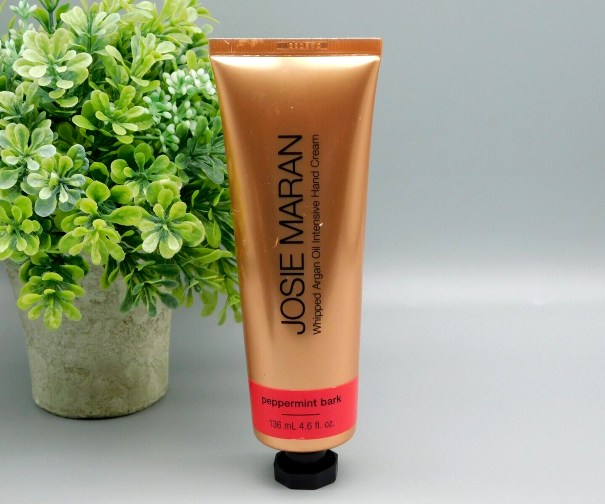 Josie Maran Whipped Argan Oil Hand Cream Peppermint Bark 4.6 oz