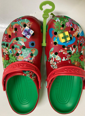 BNWT Disney Mickey Mouse and Friends Christmas Holiday Crocs  display picture 1