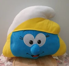 The Smurfs 3D Face Shape Pillow (Smurfette) Plush 44cm