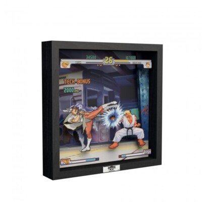 Pixel Frames ストリートファイターⅢ : 3rd Strike Pixel Frames Street Fighter III 3rd Strike Moment #37 9x9 inches