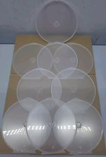 Lot of 9 Clear Plastic Clamshell CD / DVD Cases