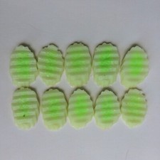 10 PCS Fake Sliced Cucumbers Artificial Resin Vegetable for Kitchen Decor, Prop