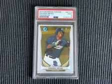 2014 BOWMAN CHROME #BCP13 FRANMIL REYES *1ST BOWMAN PSA 9 MINT*  INDIANS