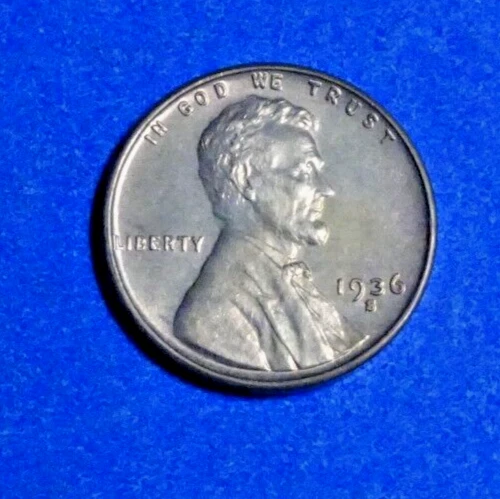 1936-S LINCOLN WHEAT CENT (PENNY) R/B BU UNCIRCULATED "U-GRADE" LOW PRICE #C