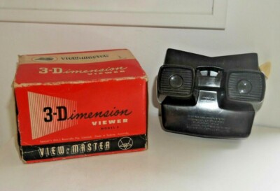 SELTENER VIEWMASTER MODELL E BAKELIT BETRACHTER MADE IN AUSTRALIA 50er JAHRE VERPACKT H447
