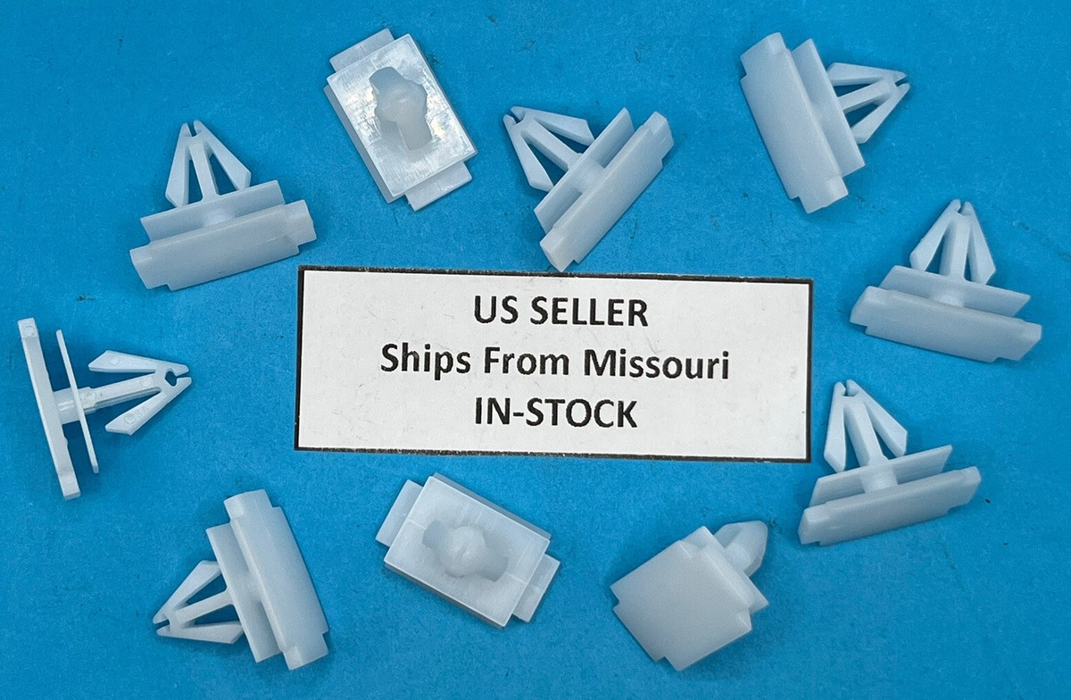 Pack of 10) Wheel Arch Molding Clips for GM 11588818 Opening