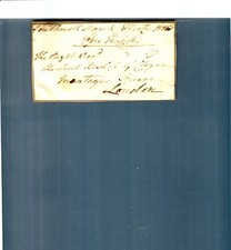 1816 Lord Bishop of Cloyne Southwall London Montaque Square Document