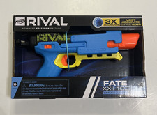 Nerf Rival Fate XXII-100 Blaster Toy Gun with Adjustable Rear Sight and 3 rounds