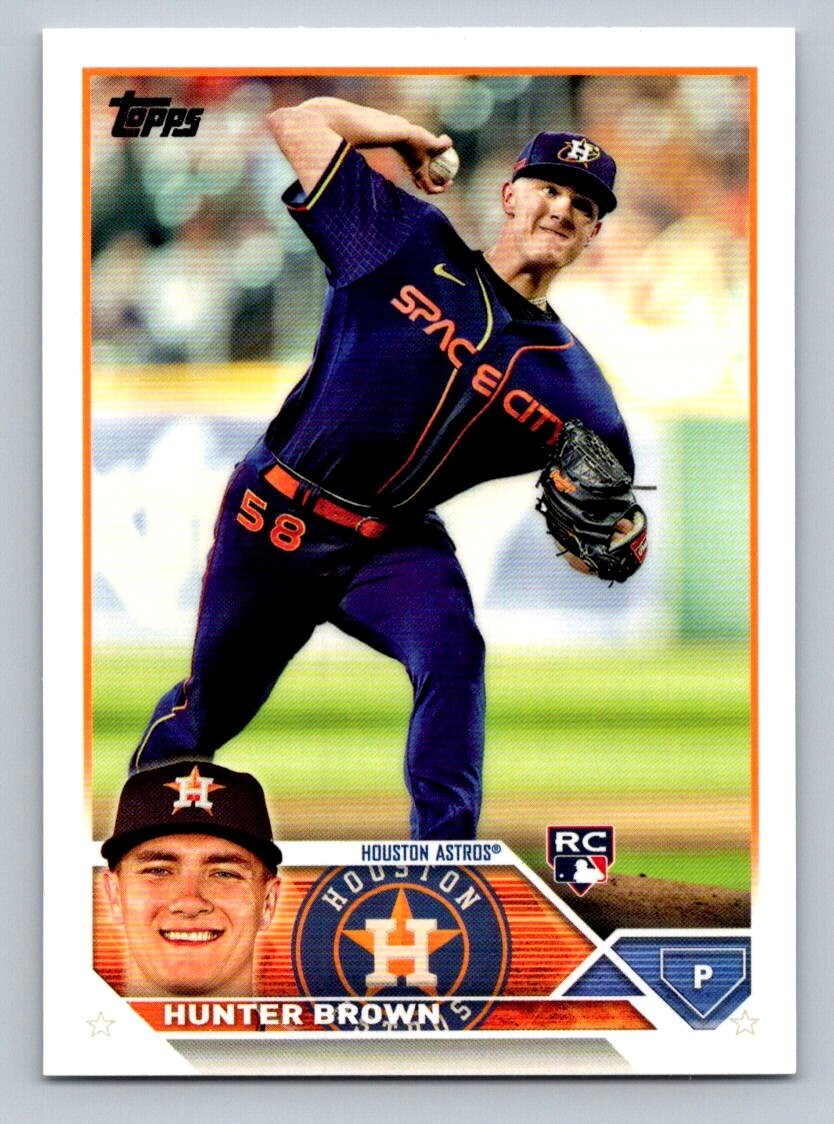 2023 Topps Hunter Brown #111 Rookie RC Houston Astros