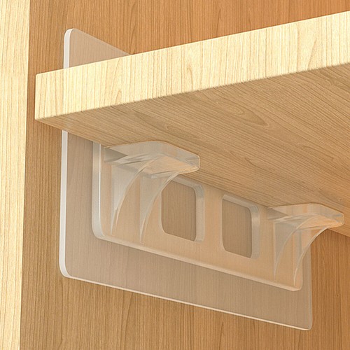 Muebles de armario soportes de estantería sin clavos soportes de estantería sin troquelado - Imagen 10 de 12