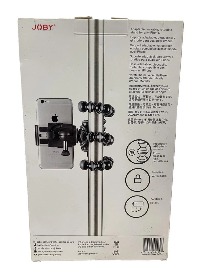 Joby JB01469 Griptight Gorillapod Phone Stand Pro (damaged box) - Image 2 of 3
