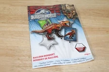 5 Foil Balloon Bouquet Jurassic World Dinosaur Anagram Birthday Party Decor