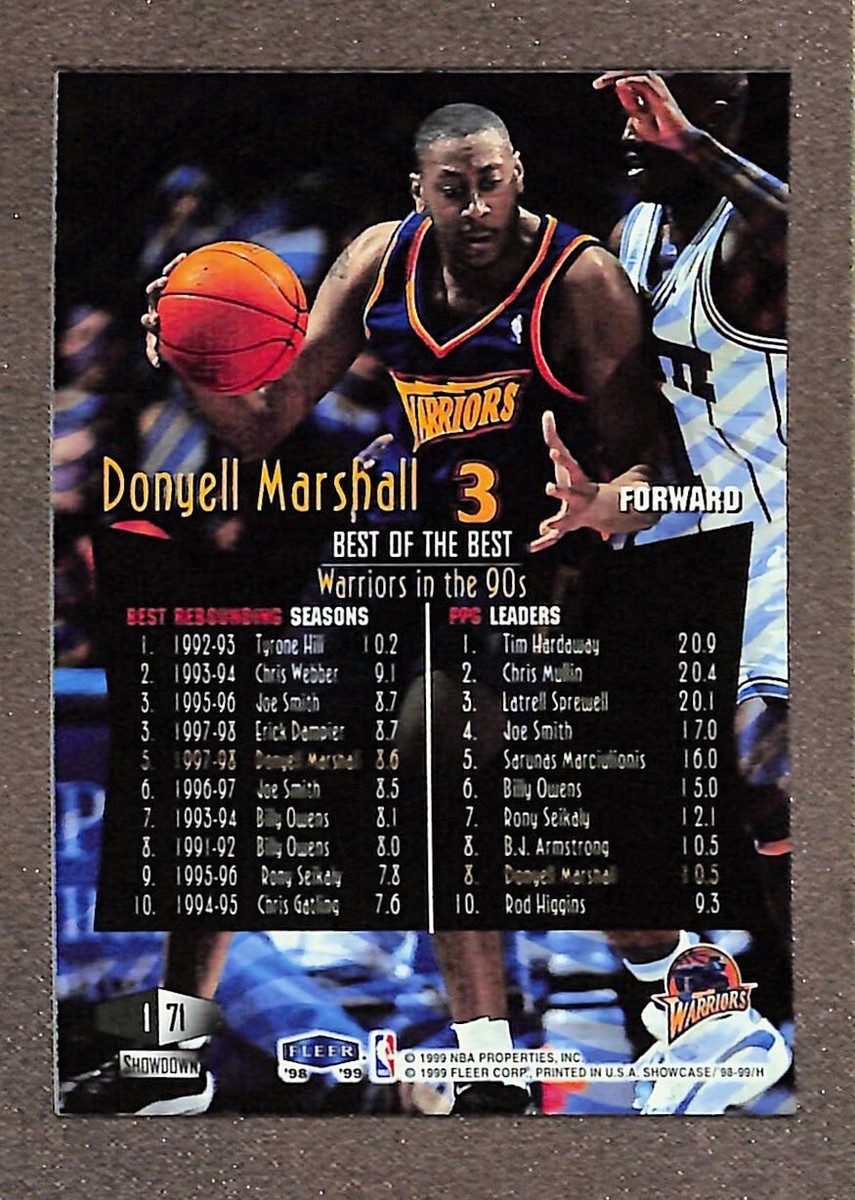 1998-99 Flair Showcase Row 1 #71 Donyell Marshall /6000 | eBay