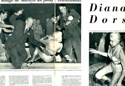 Presseausschnitt Clipping 1956 Diana Dors (5 Seiten)