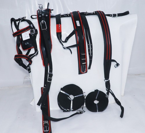 Cob Size Nylon Driving Harness Set For Single Horse Metal Keepers Top Quality - Picture 6 of 53