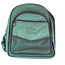 Picnic Time Green Backpack w/Insulated Bottle Holder Cutting Board Corkscrew etc