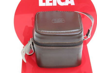 E. Leitz New York leather lens case #1, beautiful, made in USA, US SELLER