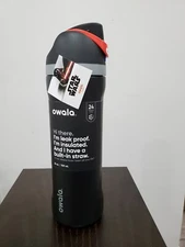 Owala FreeSip Stainless Steel Water Bottle / 24oz / Color: Darth Vader