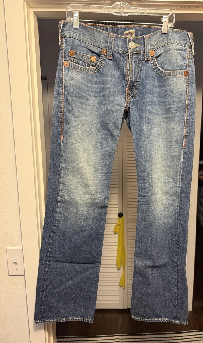 True Religion Regular Size 32 Inseam Jeans for Men in 33 Size for