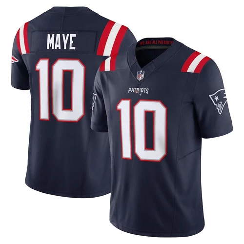 Men's/Youth Patriots #10 Drake Maye Limited Player All Printed Jersey