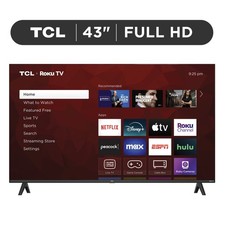 TCL 43" Class S3 43S310R 1080P FHD LED Smart TV with Roku TV New