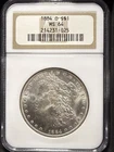 1884-O Morgan Silver Dollar – NGC MS64 – Attractive Blast White Luster