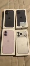 Apple iPhone 17  Pro Boxes Black Purple White with USB-C Charge Cable