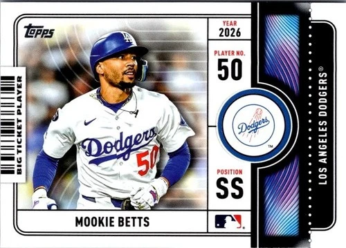 2026 Topps Series 1 Mookie Betts Base (RAW)