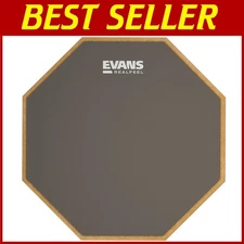 RealFeel Drum Practice Pad 12 Inch - Single Sided