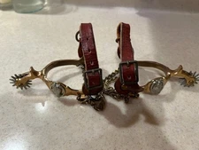Vintage Brass North & Judd Western Cowboy Spurs