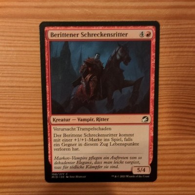 Wizards of the Coast Berittener Schreckensritter Magic The Gathering Kreatur Ro 
