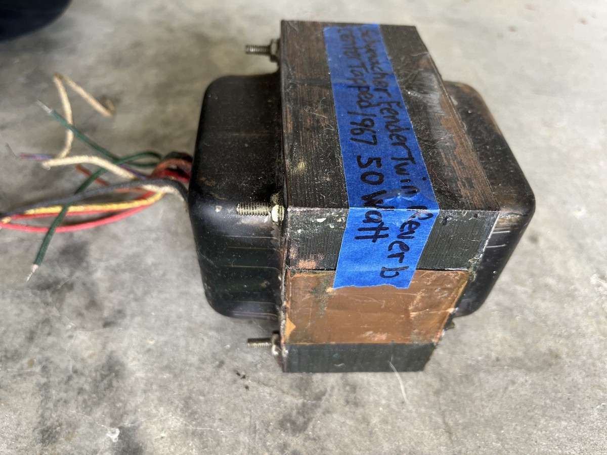 1967 FENDER TWIN REVERB L022756 GUITAR AMP POWER TRANSFORMER