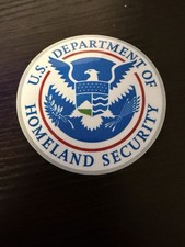 STICKER BUY 2, GET 1 FREE Homeland Security DHS ICE vinyl glossy Trump USA