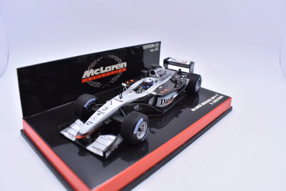 Model Car Formula 1 F1 1:43 McLaren Mercedes MP4-17 Minichamps Coulthard - Image 3 of 4