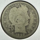 1898 25C Barber Quarter (89222)